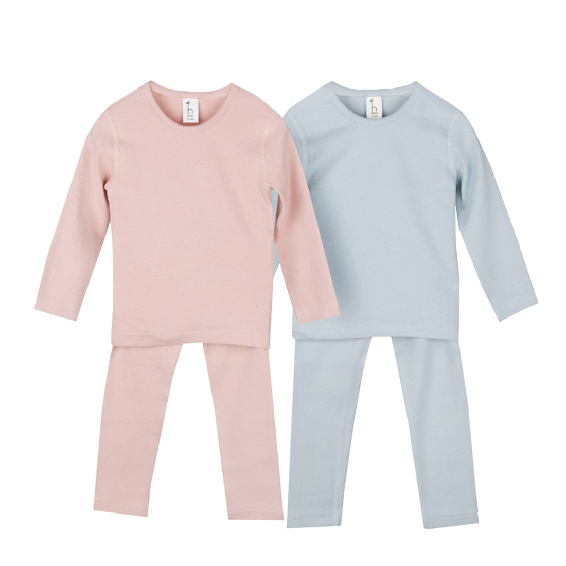 Organic Cotton High-Tension Flat Seam baby toddler Pajama Set