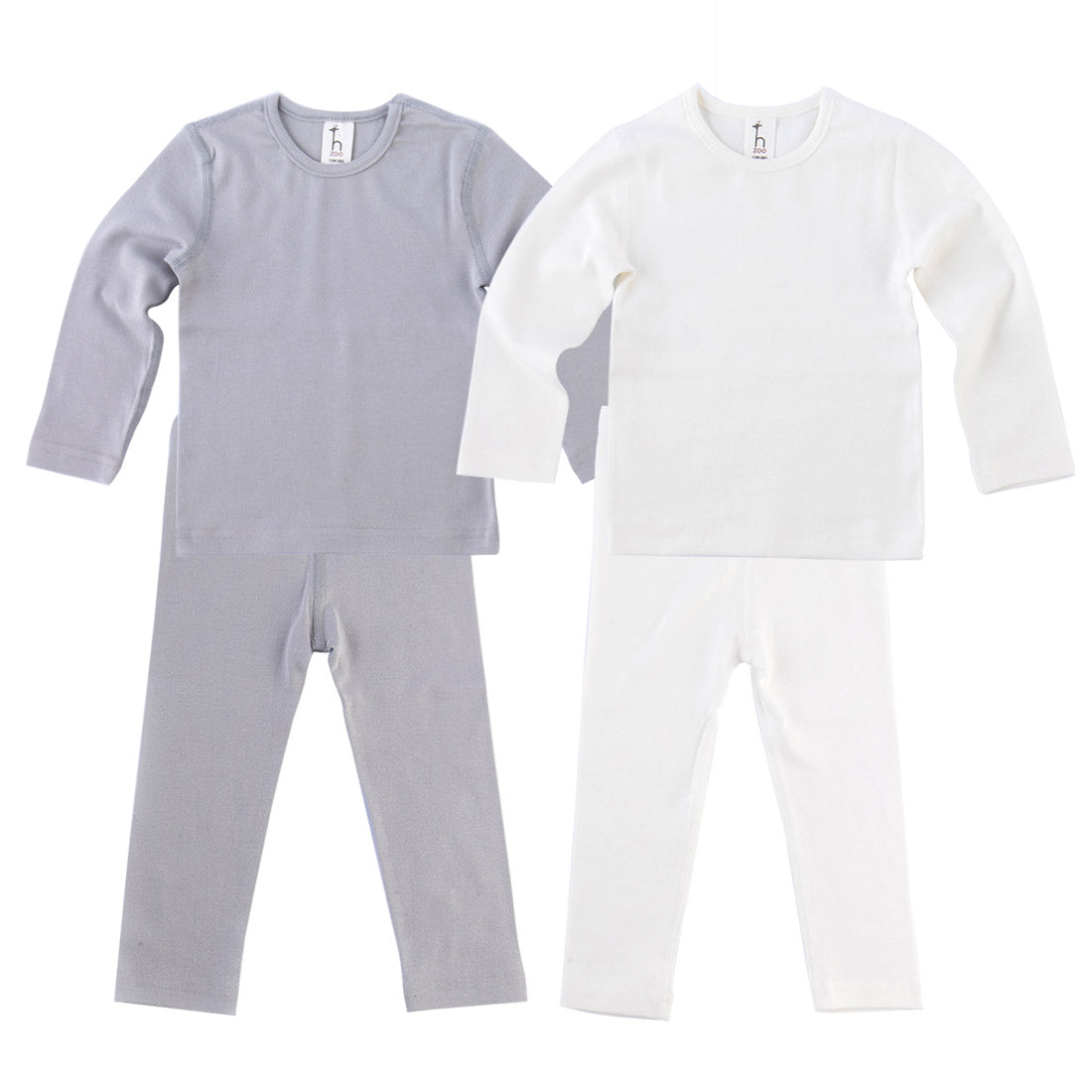 Organic Cotton High-Tension Flat Seam baby toddler Pajama Set