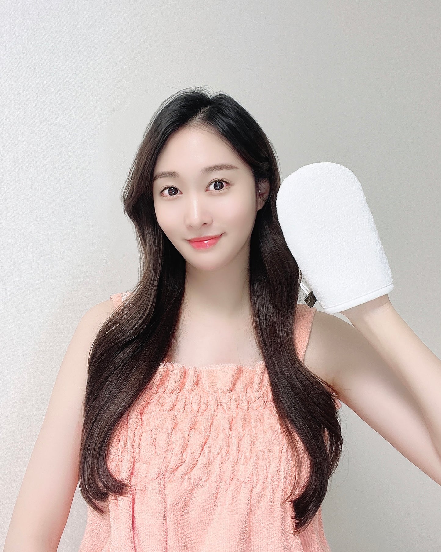 Viscose Bamboo Face and Body Towel – Made in Korea – Soft, Gentle Exfoliating Washcloth for Sensitive Skin – Organic Cotton Lining – Double-Sided Gauze and Terry Cloth