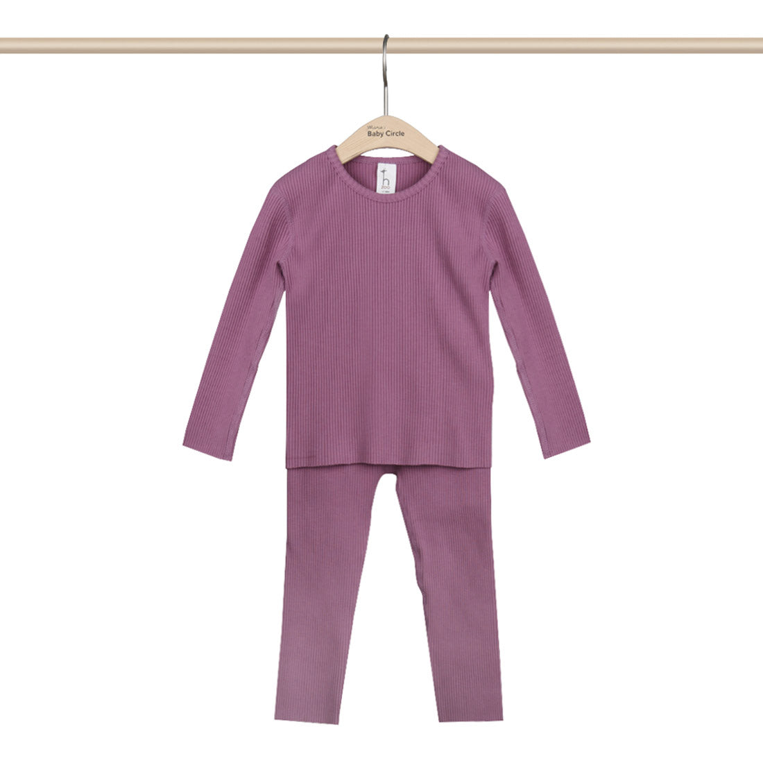 Hipzoo Organic Cotton Kids Pajama Set Flat seam