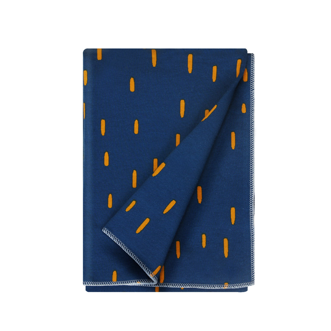 Hipzoo Organic Cotton Baby Blanket – Soft Breathable Fox Print Swaddle | Made in Korea