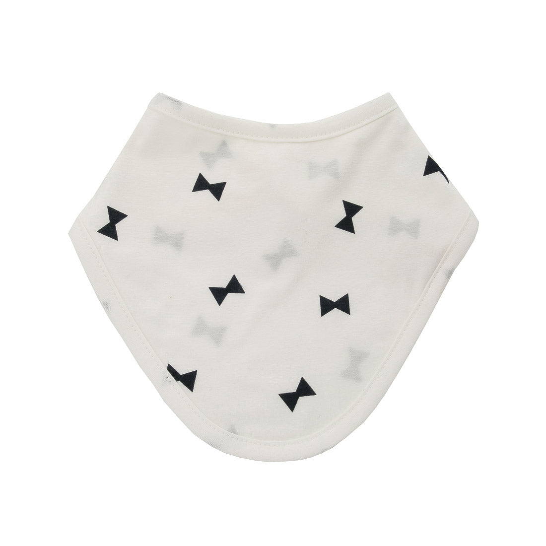 Bamboo Ribbon Short Sleeve Baby Bodysuit & Bib Set – 12M