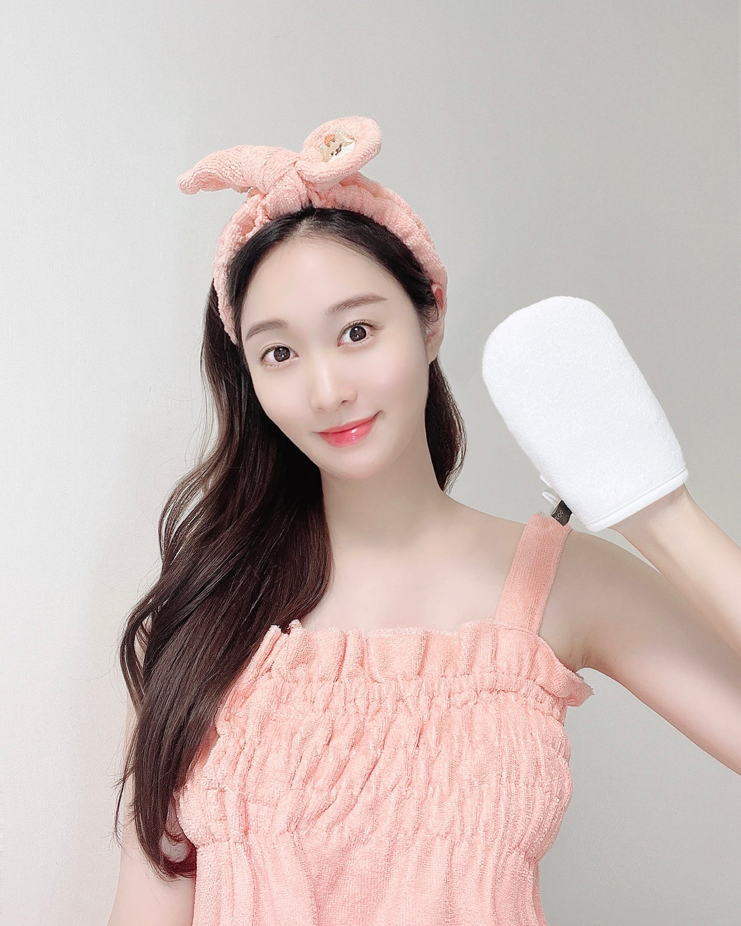 Viscose Bamboo Face and Body Towel – Made in Korea – Soft, Gentle Exfoliating Washcloth for Sensitive Skin – Organic Cotton Lining – Double-Sided Gauze and Terry Cloth