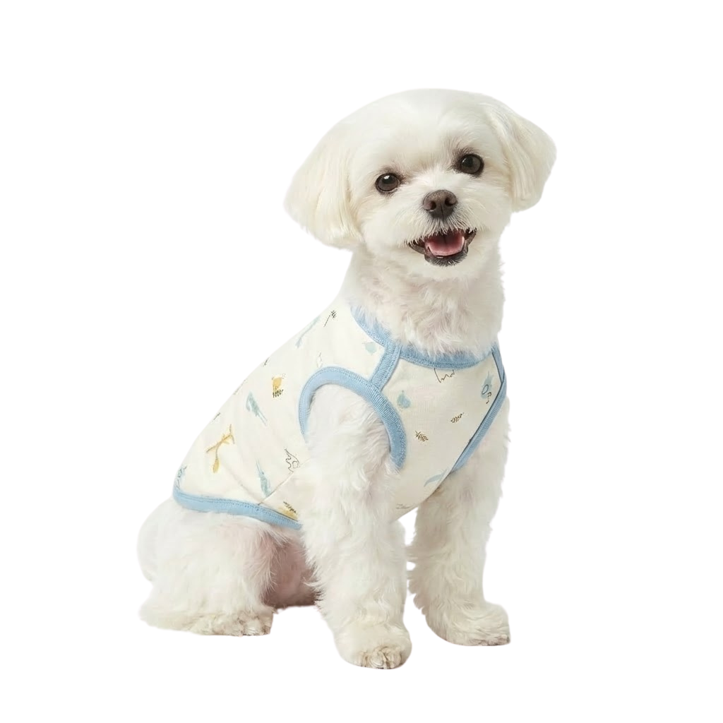 Organic Cotton Dog Clothes – Babywear-Grade Quality for Sensitive Dogs | Made in Korea