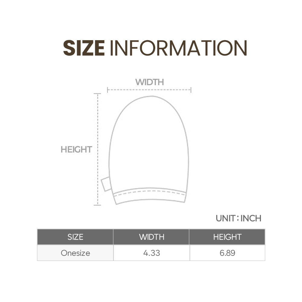 Viscose Bamboo Face and Body Towel – Made in Korea – Soft, Gentle Exfoliating Washcloth for Sensitive Skin – Organic Cotton Lining – Double-Sided Gauze and Terry Cloth