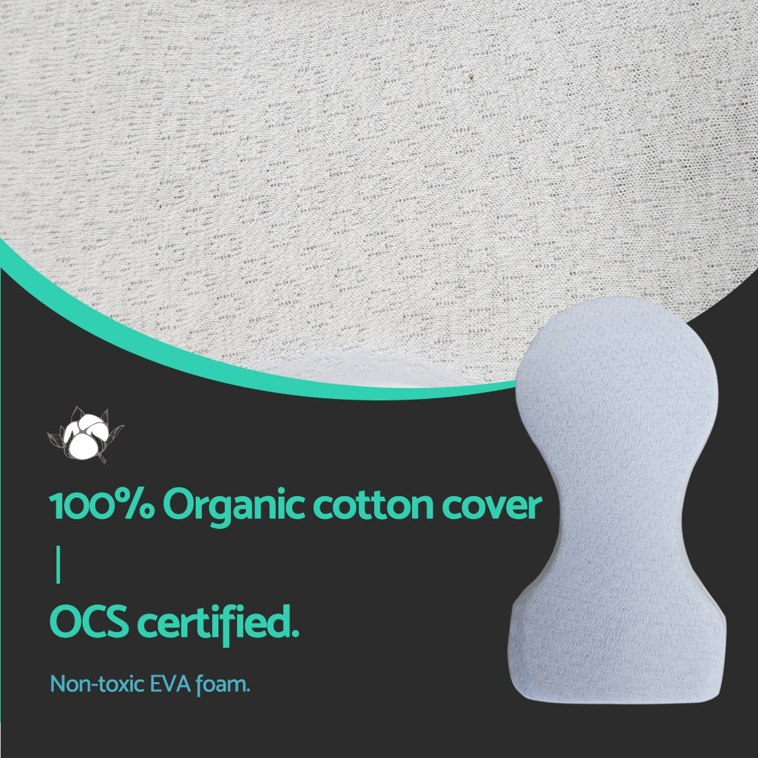 Incubator Prone Pad for NICU Premature Babies – Organic Cotton, Made in Korea