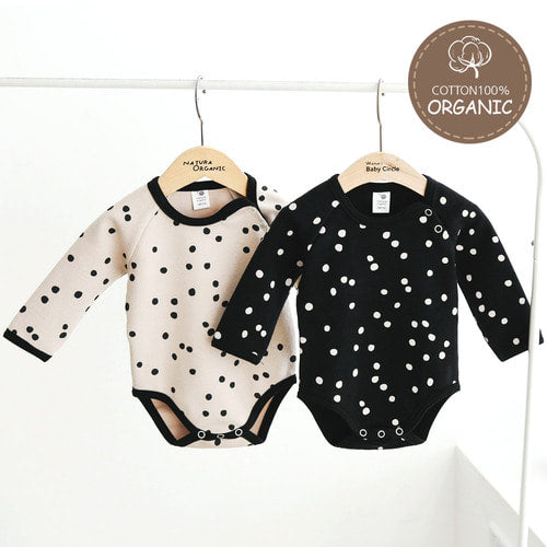 Hipzoo OCS Certified Organic Cotton Onesie - Dot Print