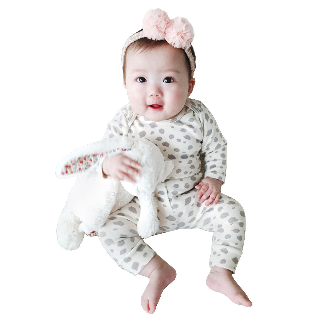 Hipzoo Organic Cotton Baby Pajama Set (Leopard Print)